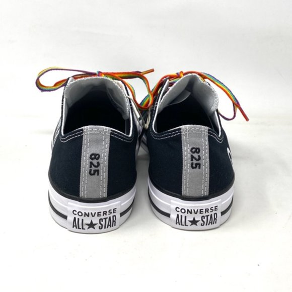 Converse Ctas Low Top Canvas Black Wedding Women's Sneakers Custom 171213C-BLWT - Picture 7 of 12